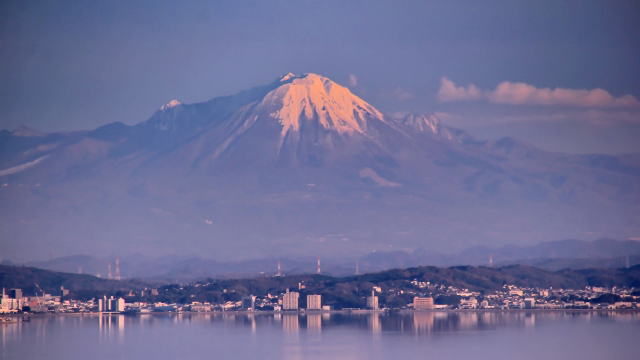 島根　宍道湖と大山